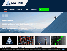 Tablet Screenshot of matrixtrade.com